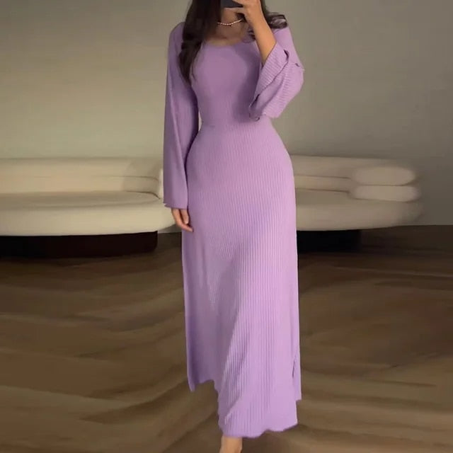 Langes Winterkleid