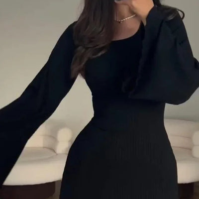 Langes Winterkleid