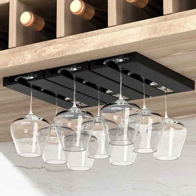 Eleganter Weinregal ohne Bohren