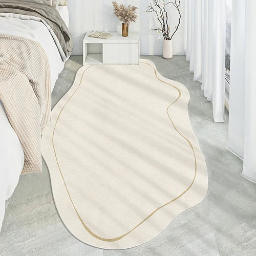 Winnie Modern Unregelmäßiger Schlafzimmerteppich – Weich, Stilvoll & Trendy