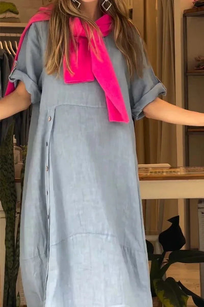 SÉLENA | Elegantes und Lässiges Kleid mit Knöpfen