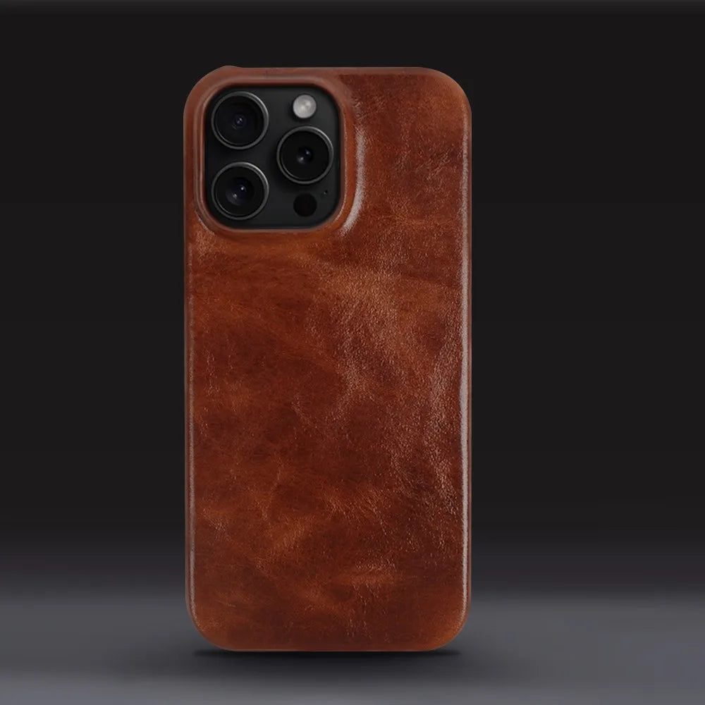 DAS EXECUTIVE - ECHTE LEDER IPHONE-HÜLLE