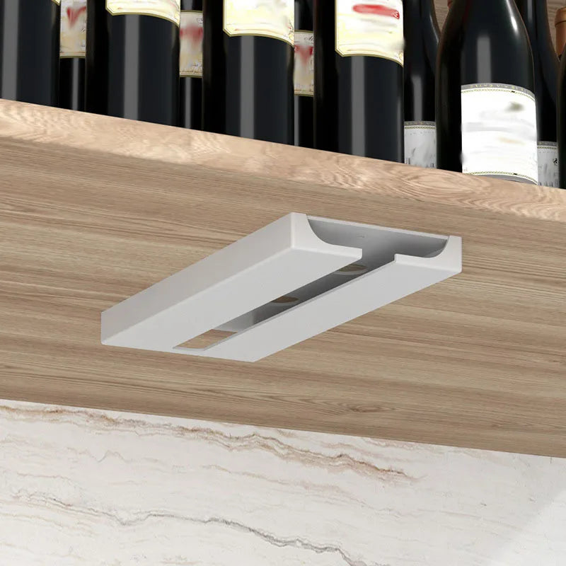 Eleganter Weinregal ohne Bohren