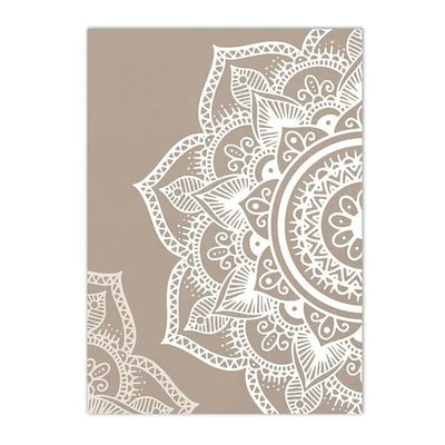 Florale Beige Diamantmalerei Kunst