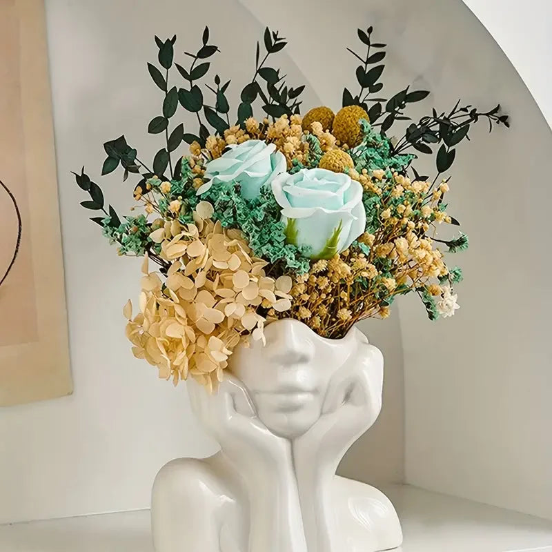 Moderne Frauenkopf-Vase