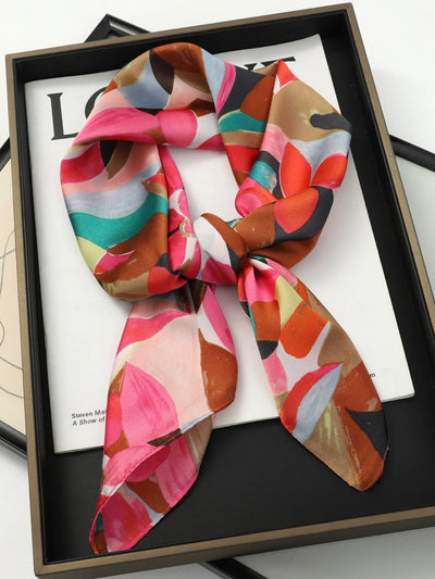 Elara's Luxus Seidenschal – Mode-Bandana für Frauen