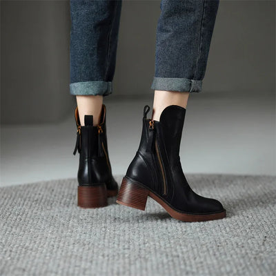 Ella - Lederstiefeletten