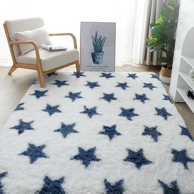 Sara Plüsch Nordic Lounge Teppich für Wohnzimmer & Schlafzimmer - Weich, Gemütlich und Modernes Wohndekor