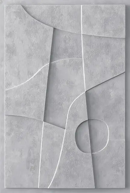 Geometrische Kontur Kunstkollektion Kunstwerk