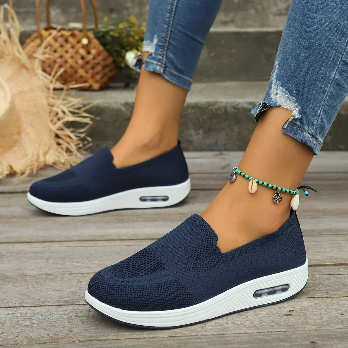Trixie™ Plateau-Sneaker aus Mesh