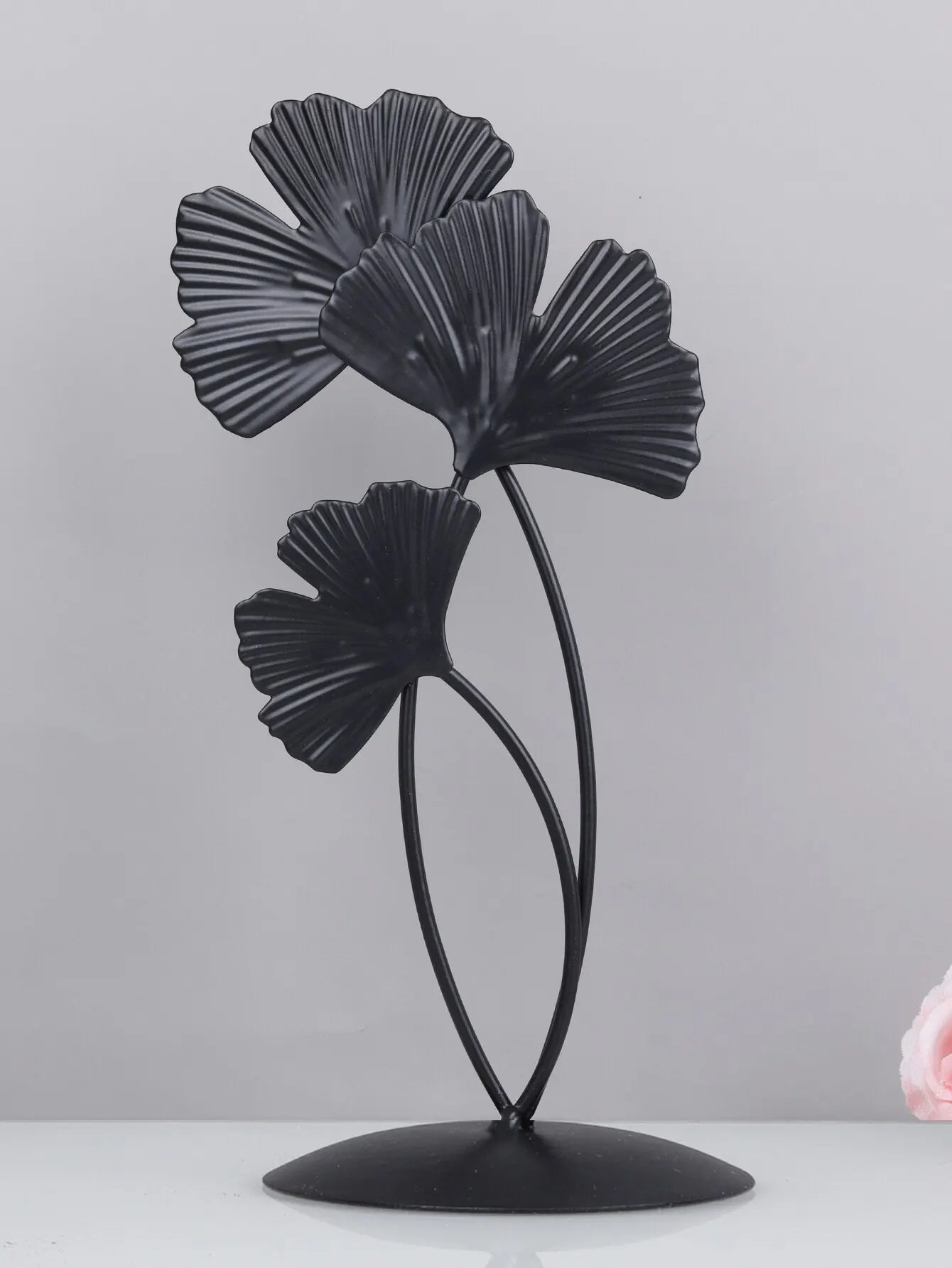 Gold Ginkgo Blatt Eisen Skulptur
