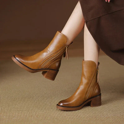 Ella - Lederstiefeletten