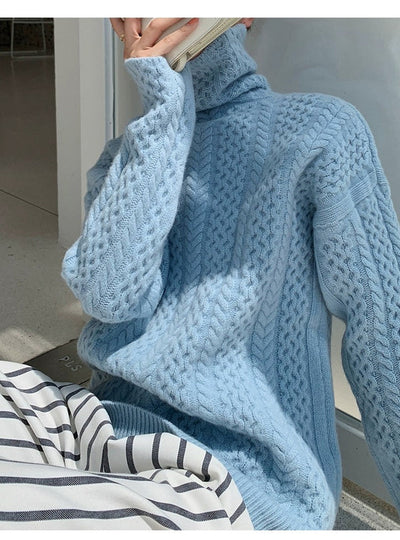 Damen-Rollkragenpullover