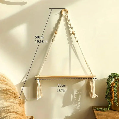 Boho Makramee Regal Rustikaler Dekor