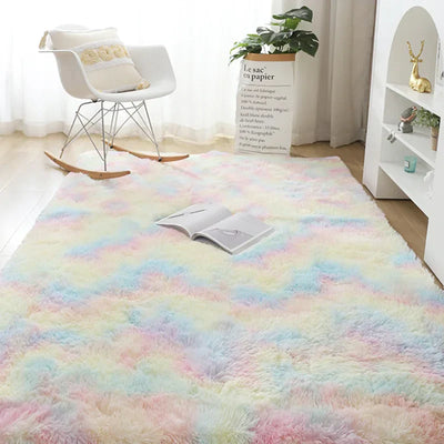 Sara Plüsch Nordic Lounge Teppich für Wohnzimmer & Schlafzimmer - Weich, Gemütlich und Modernes Wohndekor