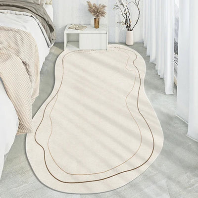 Winnie Modern Unregelmäßiger Schlafzimmerteppich – Weich, Stilvoll & Trendy