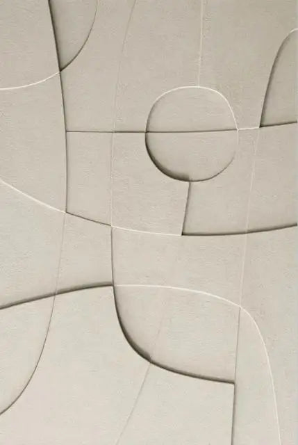 Geometrische Kontur Kunstkollektion Kunstwerk