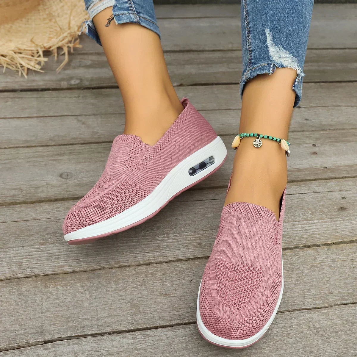 Trixie™ Plateau-Sneaker aus Mesh