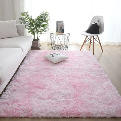 Sara Plüsch Nordic Lounge Teppich für Wohnzimmer & Schlafzimmer - Weich, Gemütlich und Modernes Wohndekor