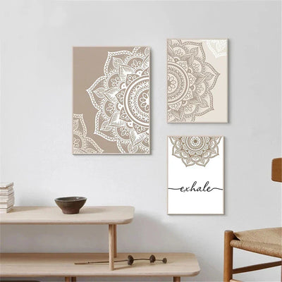 Florale Beige Diamantmalerei Kunst