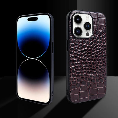 Cosmo Echtleder iPhone-Hülle
