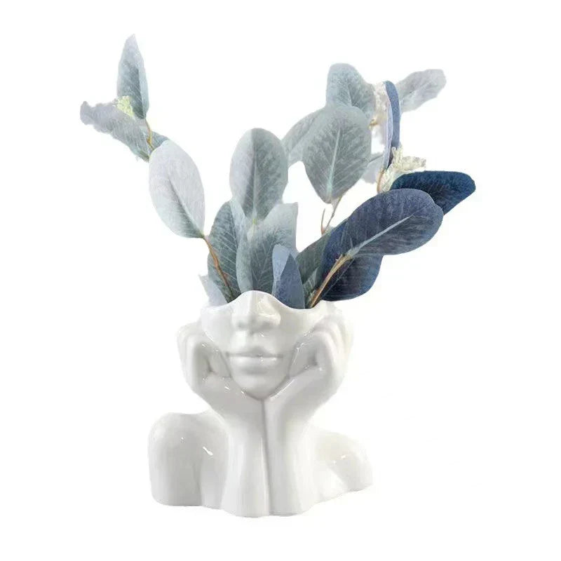Moderne Frauenkopf-Vase