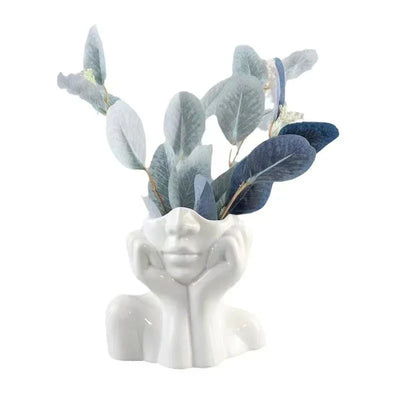 Moderne Frauenkopf-Vase