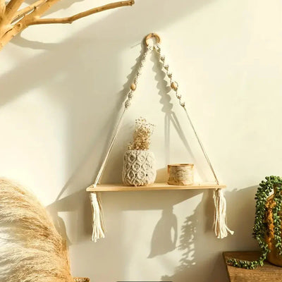 Boho Makramee Regal Rustikaler Dekor