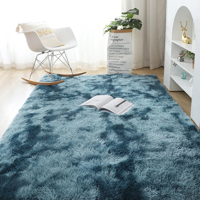 Sara Plüsch Nordic Lounge Teppich für Wohnzimmer & Schlafzimmer - Weich, Gemütlich und Modernes Wohndekor