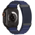 Blaues Armband - Schwarze Schnalle