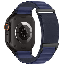 Blaues Armband - Schwarze Schnalle