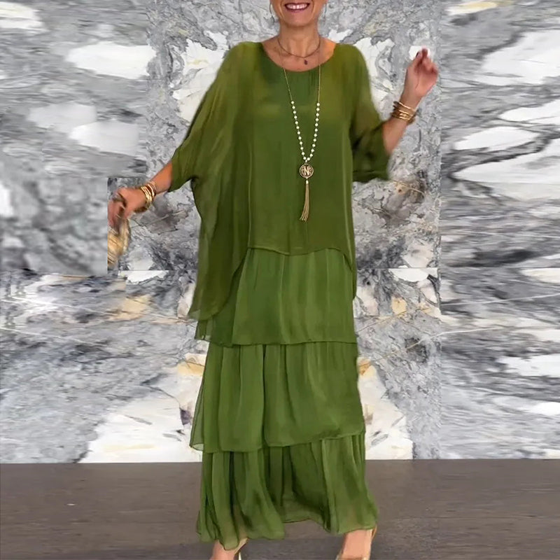 Venisa - Layered Chiffon Dress