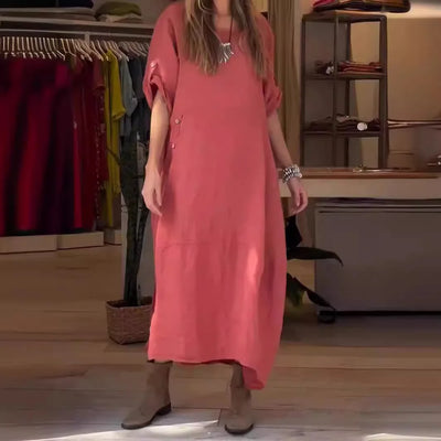 SÉLENA | Elegantes und Lässiges Kleid mit Knöpfen