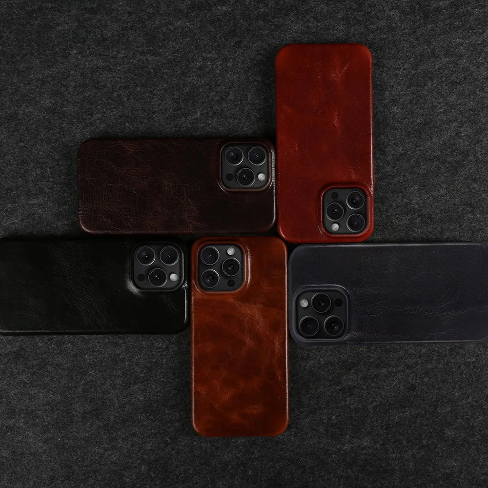 DAS EXECUTIVE - ECHTE LEDER IPHONE-HÜLLE
