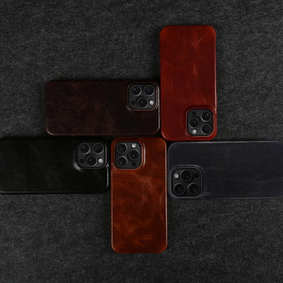 DAS EXECUTIVE - ECHTE LEDER IPHONE-HÜLLE