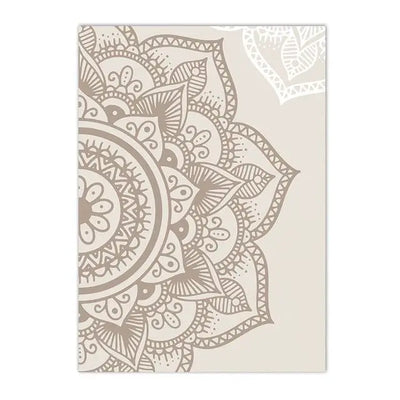 Florale Beige Diamantmalerei Kunst