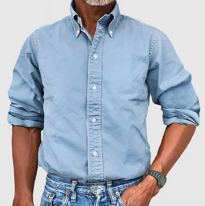 Gustavo | Klassisches Denim Hemd