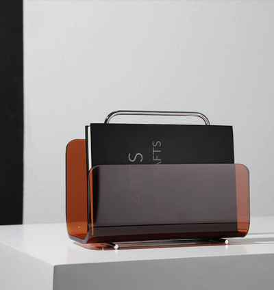 SpectraRack – Transparenter Acryl-Magazinhalter & Tragbares Bücherregal