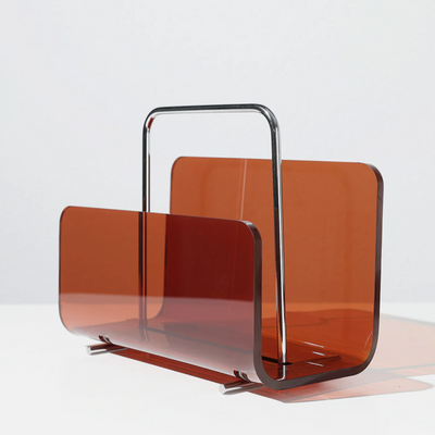 SpectraRack – Transparenter Acryl-Magazinhalter & Tragbares Bücherregal