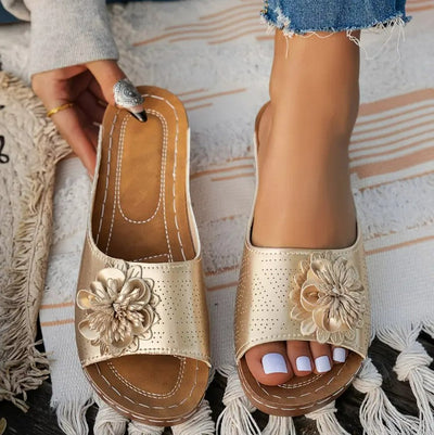 FLORA | Orthopädische Sandalen mit Blumenmotiv