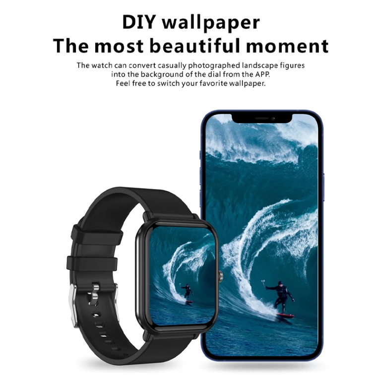 2024 Blutdruckmonitor Handgelenk Sport Wasserdichte Blutdruck Smartwatch für Android iOS