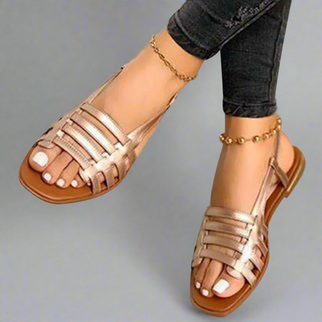 Adele | Handgemachte Gladiator-Sandalen aus Premium-Material