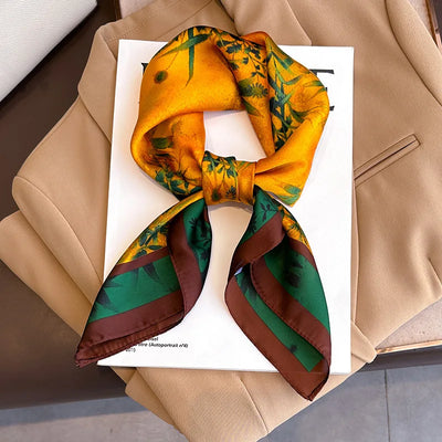 Elara's Luxus Seidenschal – Mode-Bandana für Frauen