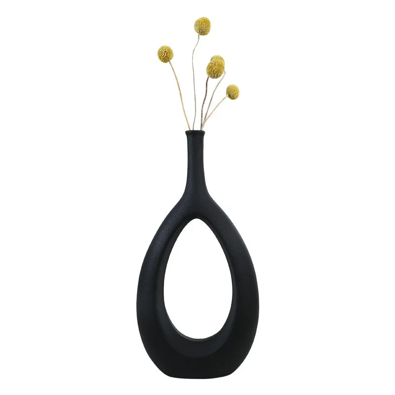 Moderner Kunst Hohler Blumenvasen