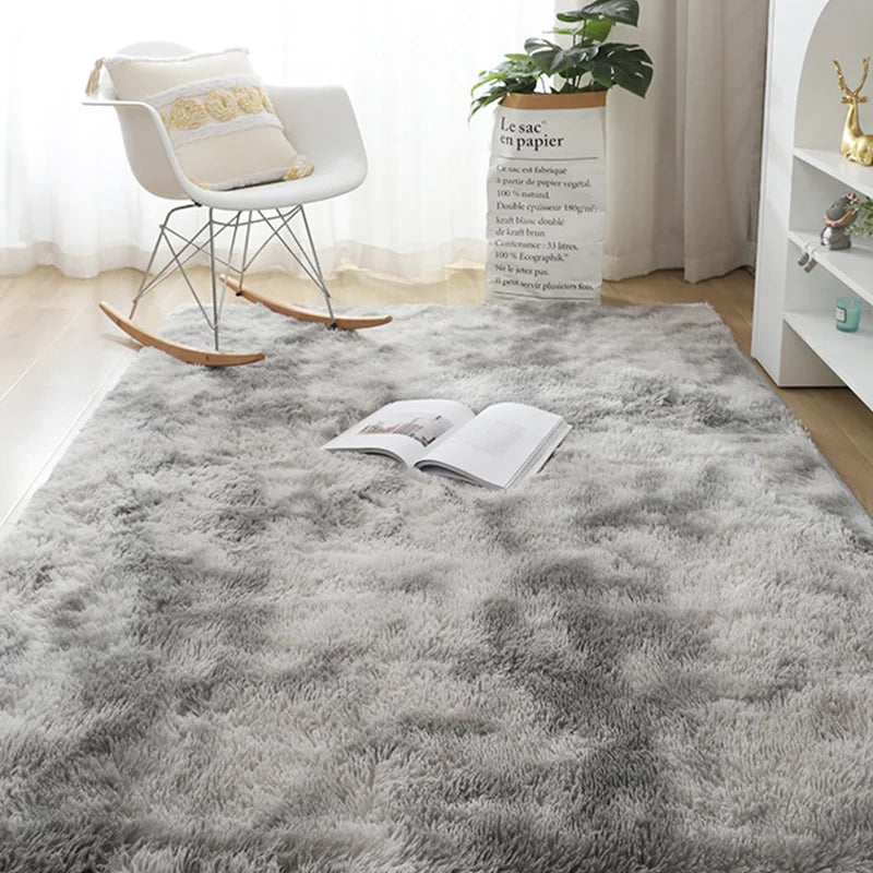 Sara Plüsch Nordic Lounge Teppich für Wohnzimmer & Schlafzimmer - Weich, Gemütlich und Modernes Wohndekor