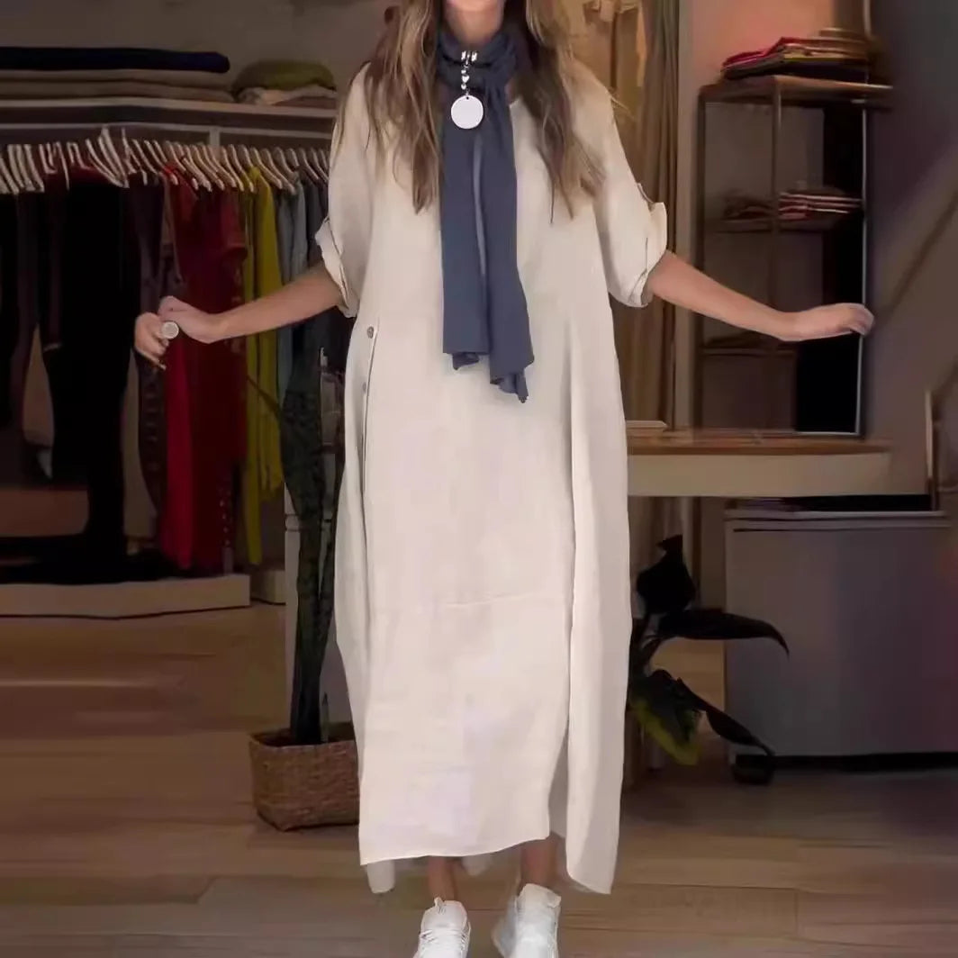 SÉLENA | Elegantes und Lässiges Kleid mit Knöpfen