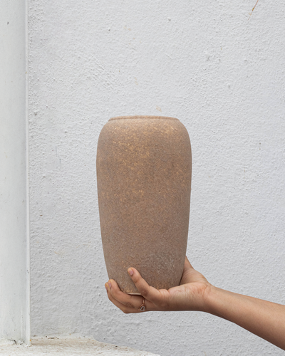 Zeitloser Tan Klassische Vase