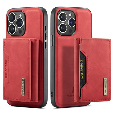Magnetische 2-in-1 Slim Leder Handy Geldbörse für iPhone