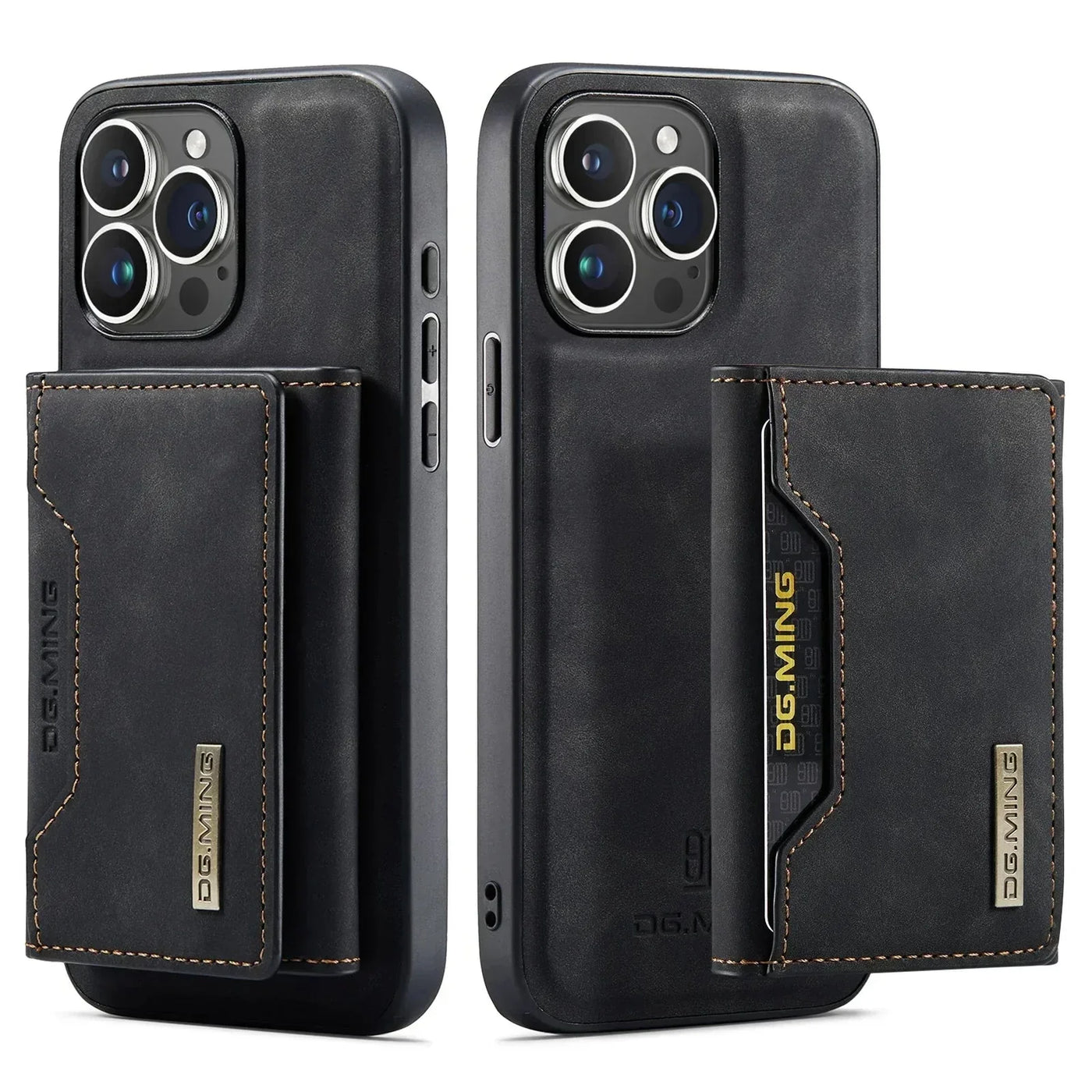 Magnetische 2-in-1 Slim Leder Handy Geldbörse für iPhone
