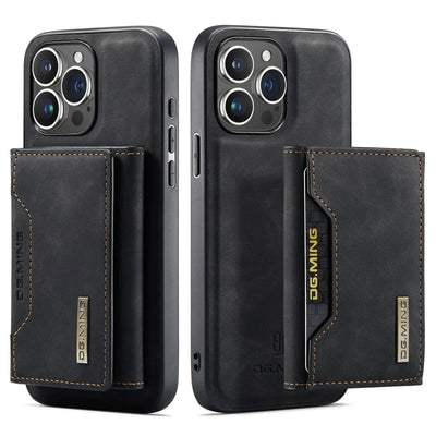 Magnetische 2-in-1 Slim Leder Handy Geldbörse für iPhone